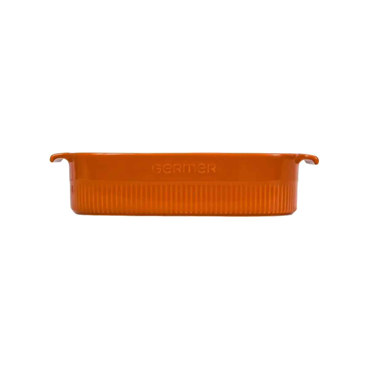 Travessa Refratária Retangular Germer 28x17 cm – Porcelana Laranja