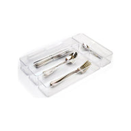Kit 4 Organizadores Modulares para Talheres Transparente – Plastutti
