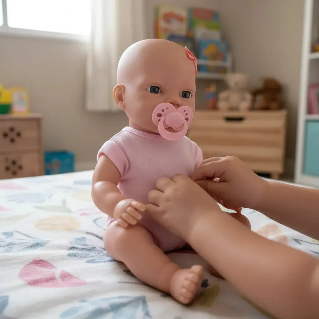 Boneca Baby Reborn Premium Recém-Nascida