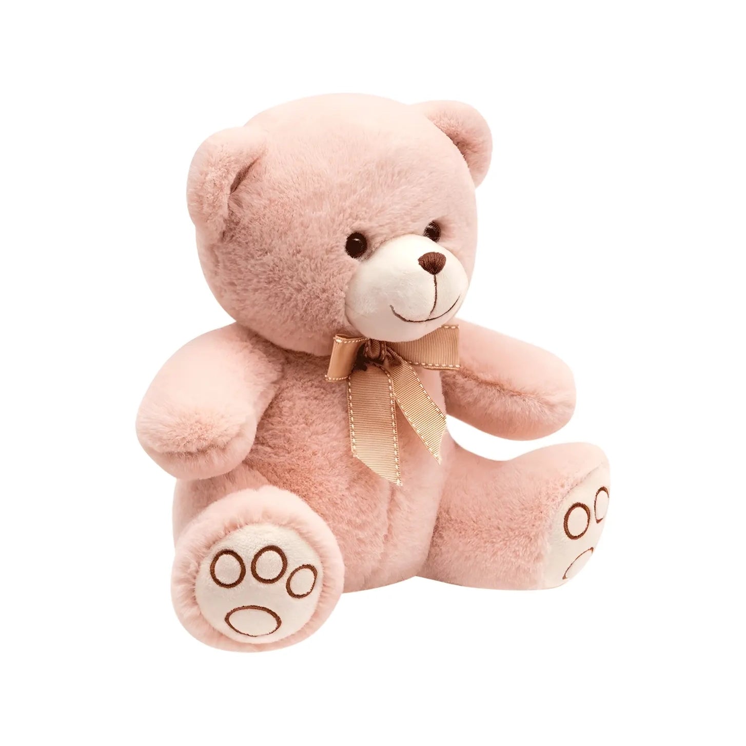Ursinho De Pelucia Carinho Marrom Bege 30cm Buba