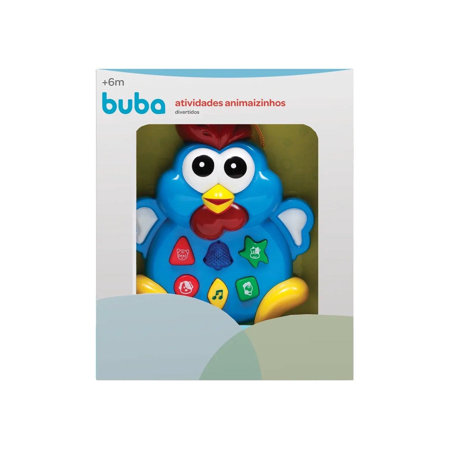 Atividade Animaizinhos Divertidos Buba Azul 6m+ - 0010