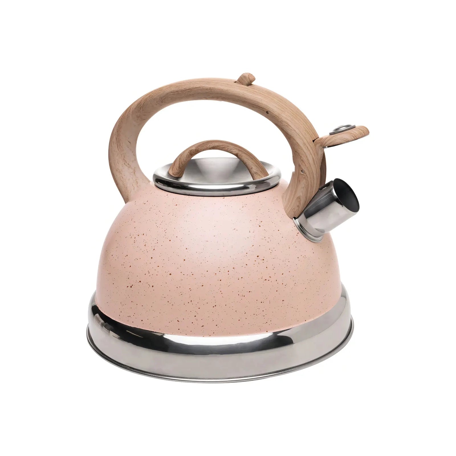 Chaleira de Indução com Apito 3L Lyor Granito Chef – Alumínio Cerâmico Bege