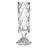 Vaso De Cristal Com Pé Deli Diamond 12,5cm X 41cm - Lyor