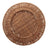Sousplat Wolff Sem Linha Lisa Redondo Marrom Fibra Natural Marrom Liso