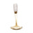4 Colheres Wolff Flowers De Aço Inox Dourado/branco Branco Com Dourado
