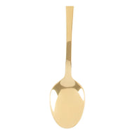 Conjunto 6 Colheres Aço Inox P/café Berna Dourado