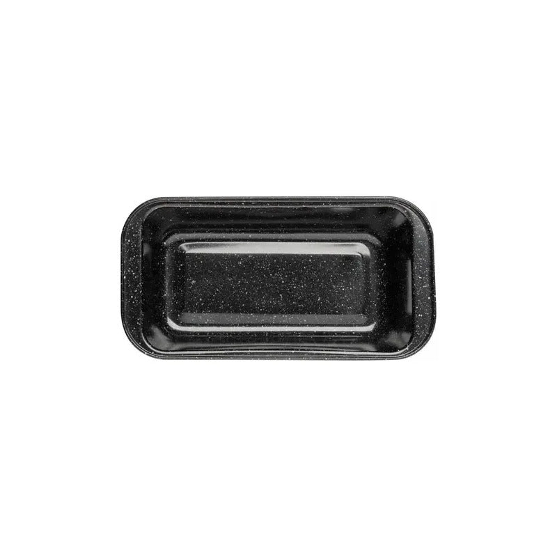 Forma De Pão Granilite Preta 25,5cm X 13cm Preto
