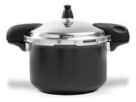 Panela De Pressão Brinox Pressure Indução Antiad. 5,4l Preta Cor Preto