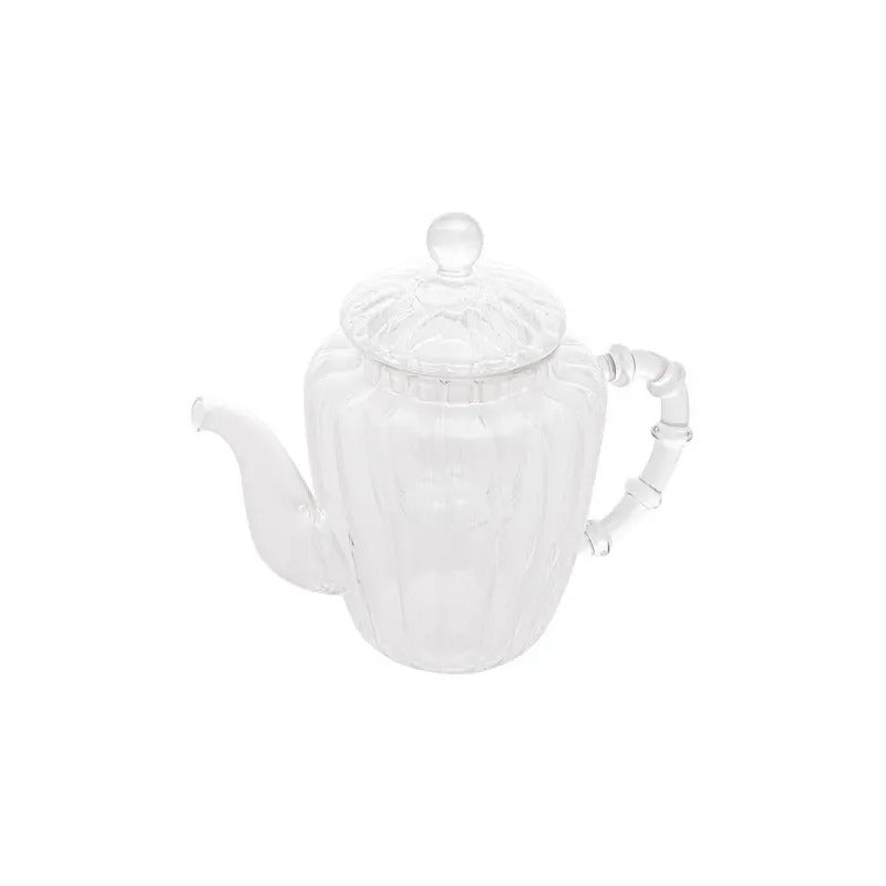Chaleira De Vidro Borossilicato Classic 600ml Lyor Branco