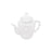 Chaleira De Vidro Borossilicato Classic 600ml Lyor Branco