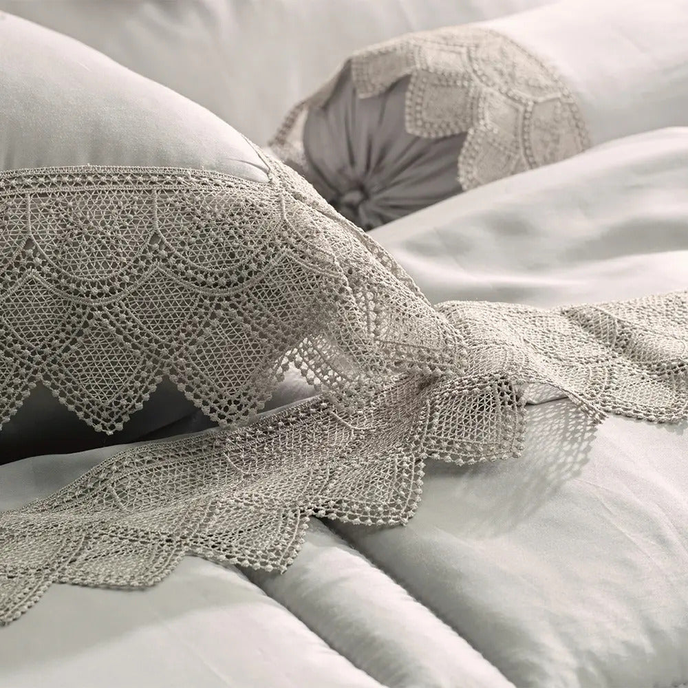 Jogo De Cama Queen Altenburg Bordados Em Cetim 300 Fios Ballerina