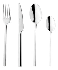 Faqueiro 24 Peças De Aço Inox Firenze Talheres Acabamento Elegante Wolff