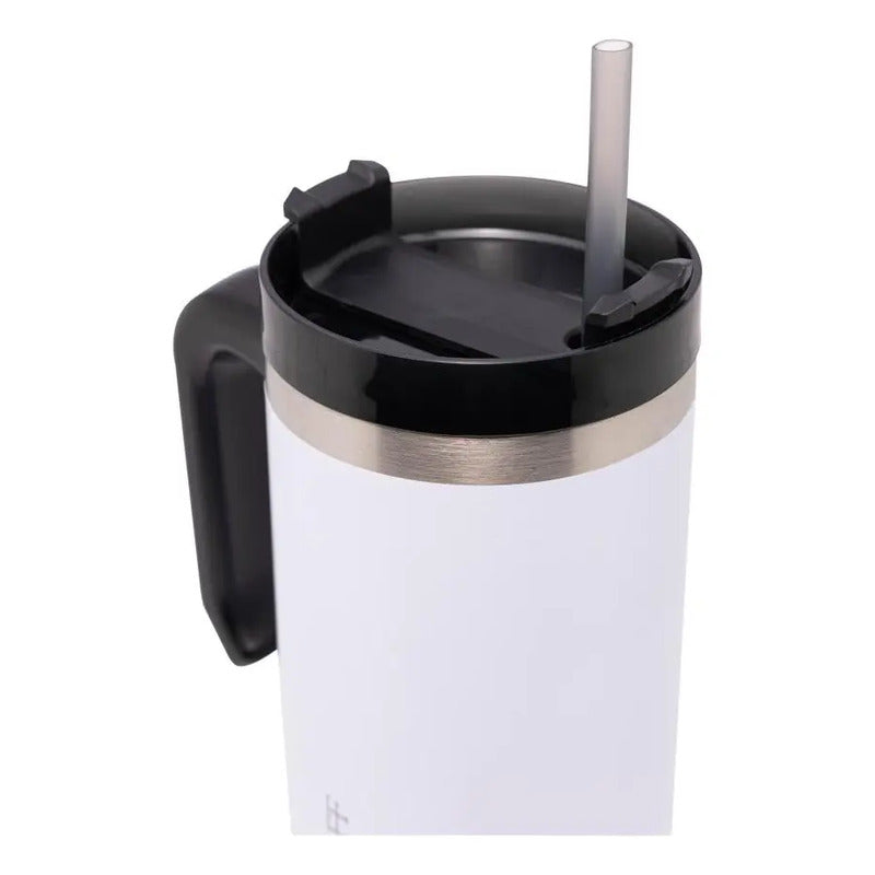 Caneca Térmica Wolff Slimterm Dupla Parede Branca 890ml Branco