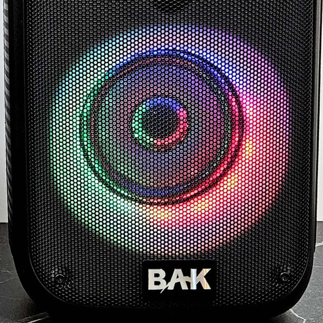 Caixa De Som Bluetooth C/ Microfone Radio 10w Bk-111sw - Bak Preto 127/220v
