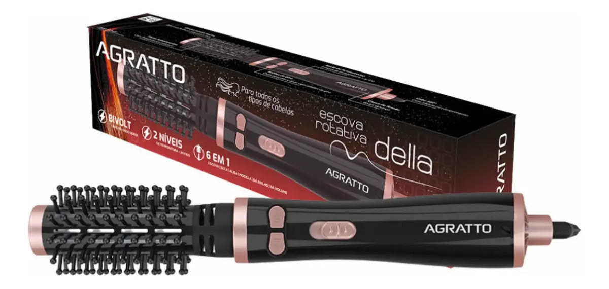 Escova Rotativa Della Agratto Bivolt 110v/220v 127/220v
