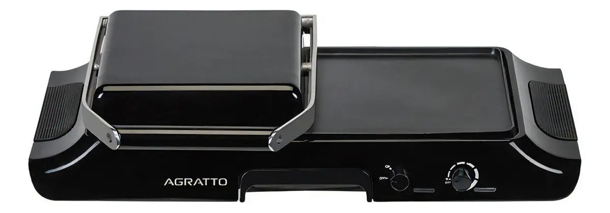 Grill Sanduicheira Agratto Eletrico Duo Grill Mr Cheff Preto 220v