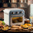 Fritadeira Air Fryer Oven Ariete Vintage Azul 16l 1200w Azul-claro 220v