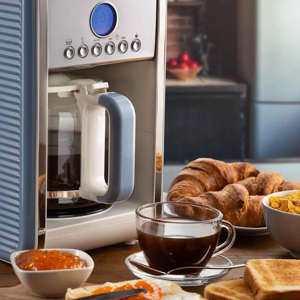Cafeteira Ariete Vintage Azul Programável Com Filtro Azul Azul-celeste 220v