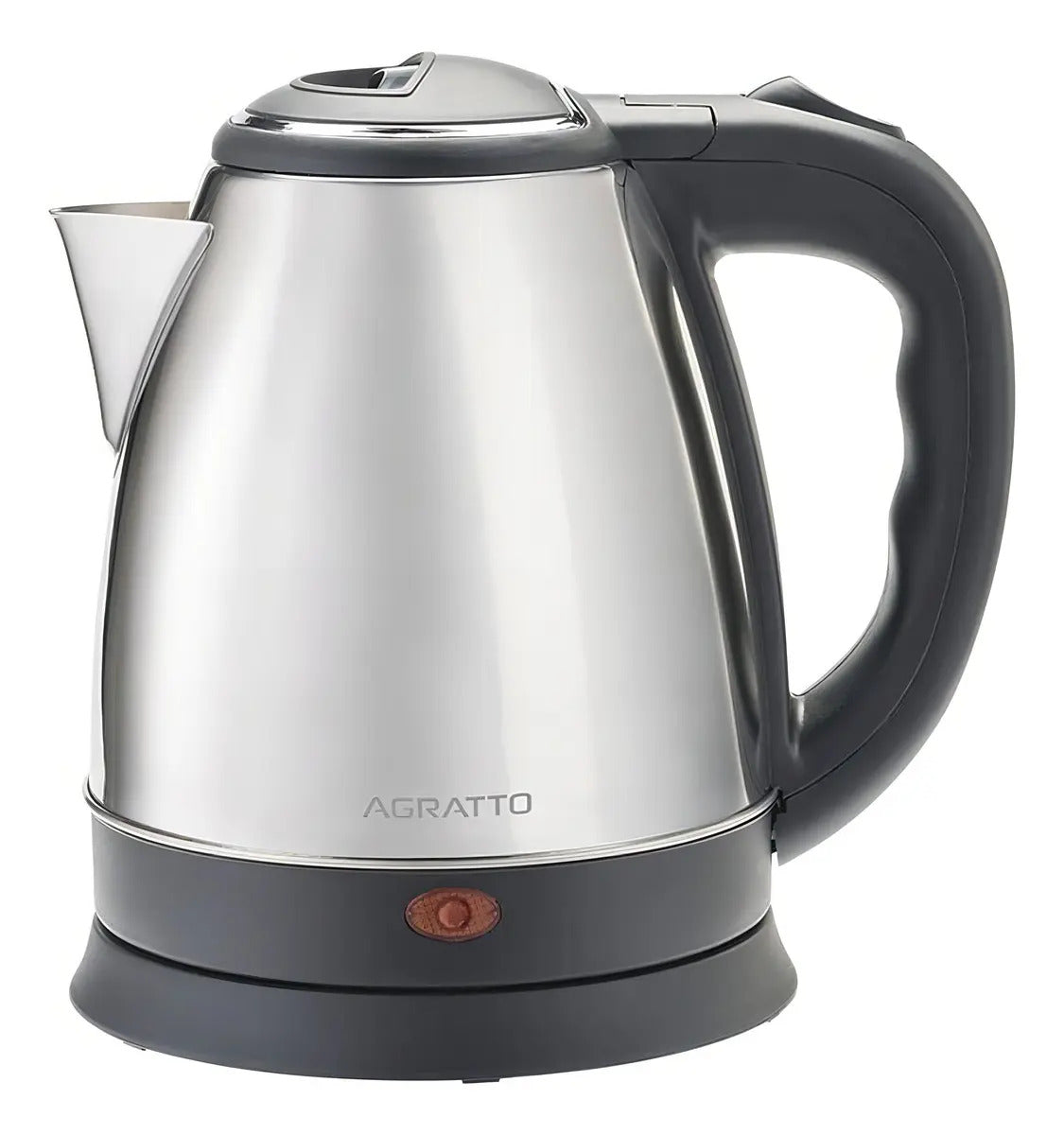Chaleira Elétrica Inox Agratto 1,8l Aquecimento Rápido - Preto Inox 220v