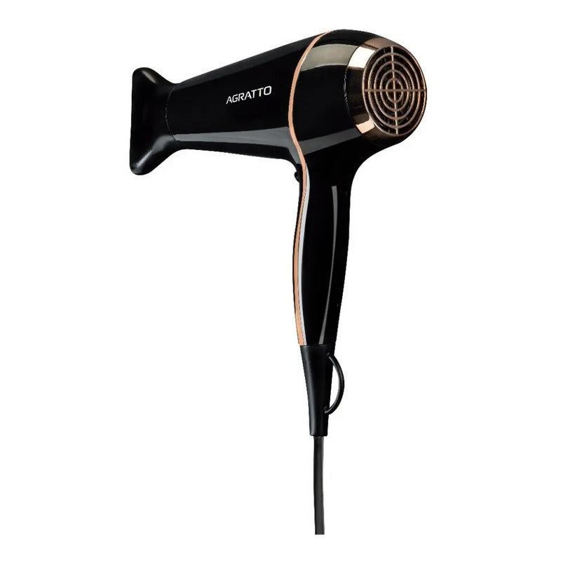 Secador De Cabelos Della 1900w Quentefrio Com Jato Agratto Preto 220v
