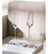 2 Taças Cristal Champagne 300ml Borda Dourada Taj Wolff