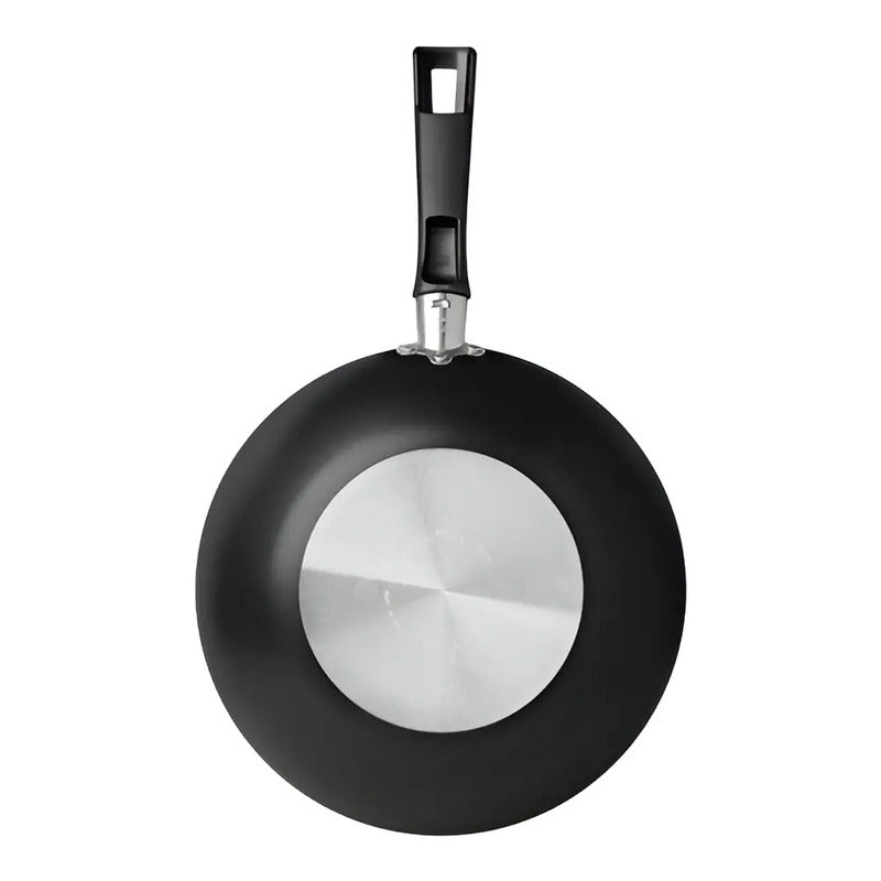 Frigideira Funda Tramontina Em Alumínio Com Revestimento Interno Antiaderente Starflon Max 28 Cm 3,3 L