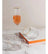 2 Taças Cristal Champagne 300ml Borda Dourada Taj Wolff