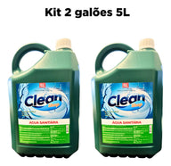 Kit 2 Agua Sanitaria Clean Shop 5l