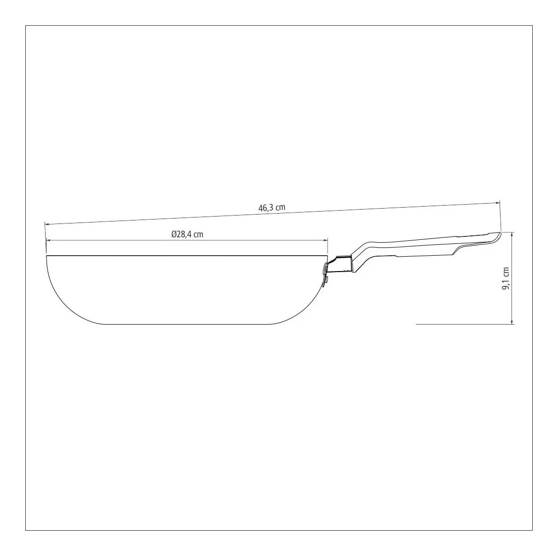 Frigideira Funda Tramontina Em Alumínio Com Revestimento Interno Antiaderente Starflon Max 28 Cm 3,3 L