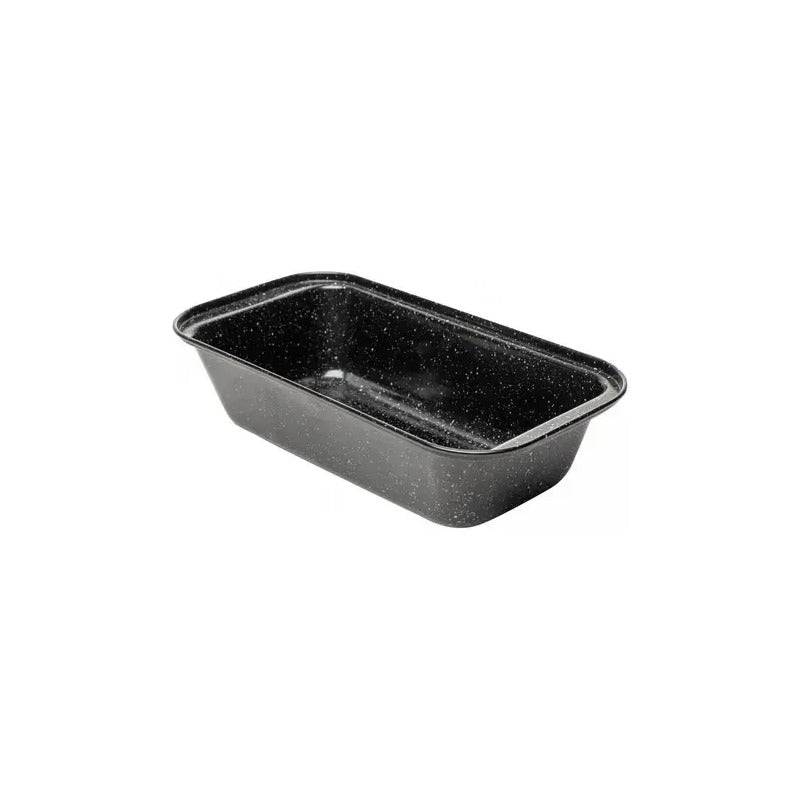 Forma De Pão Granilite Preta 25,5cm X 13cm Preto