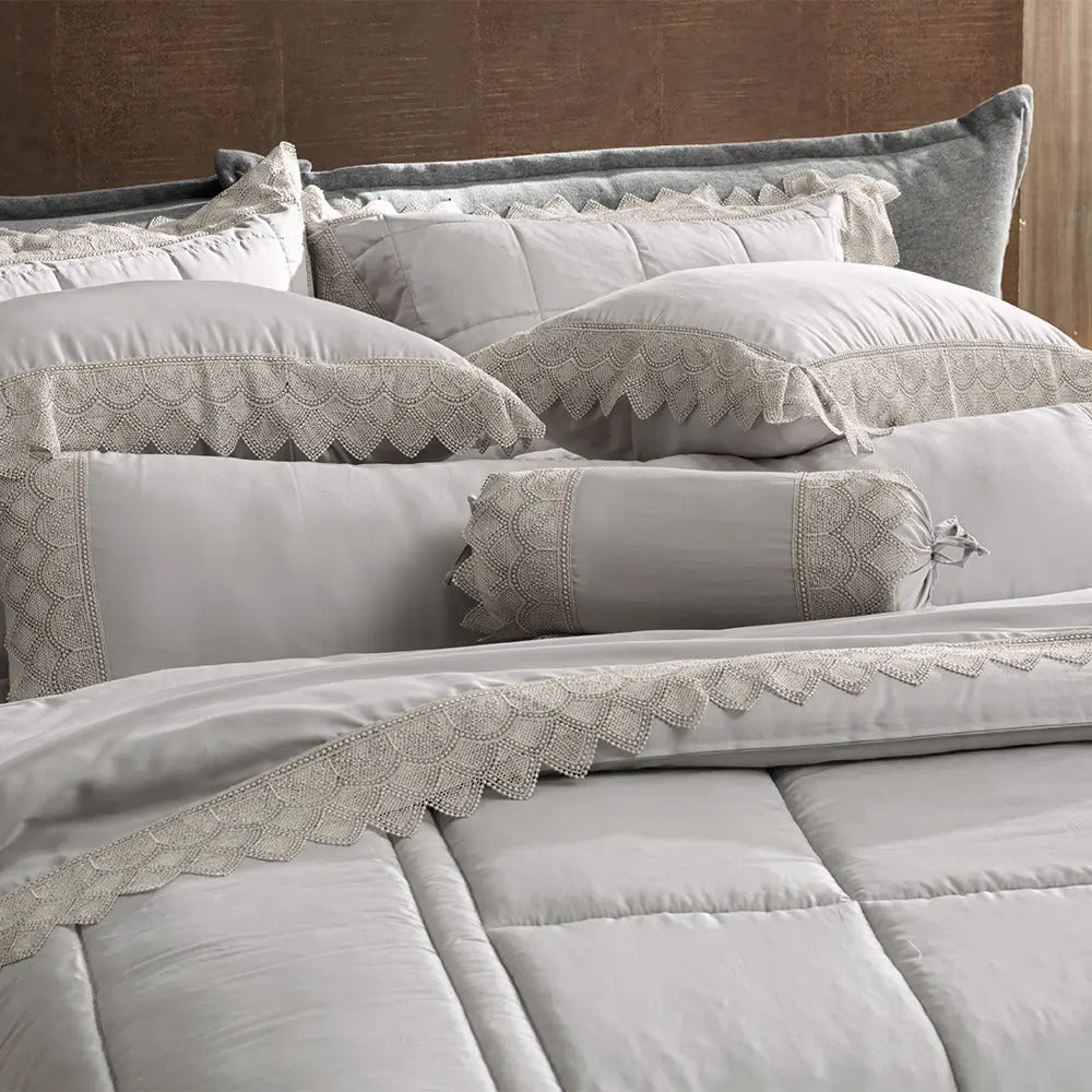 Jogo De Cama Queen Altenburg Bordados Em Cetim 300 Fios Ballerina