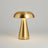 Luminária De Mesa Led 3 Tons Dourada Usb Mushroom Dourado-escuro 220v