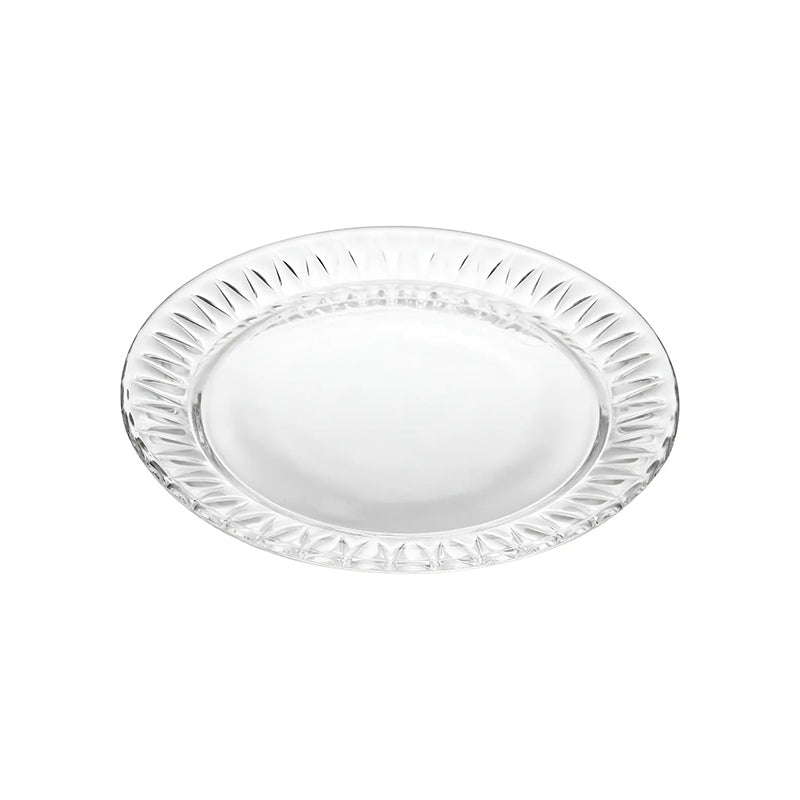 2 Pratos Lyor Radial de Sobremesa de Cristal 19,5cm
