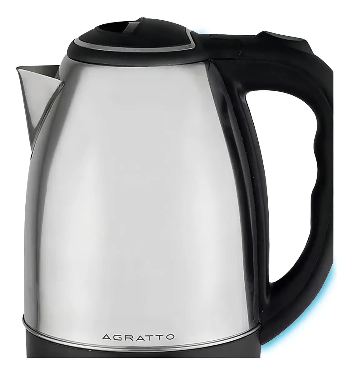 Chaleira Elétrica Inox Agratto 1,8l Aquecimento Rápido - Preto Inox 220v