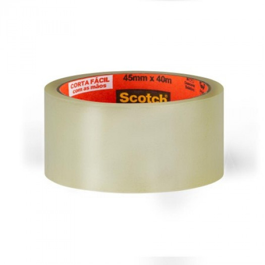 Fita Adesiva Transparente - Scotch Corta Fácil - 3M