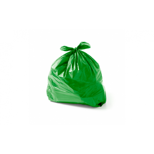 saco de lixo verde