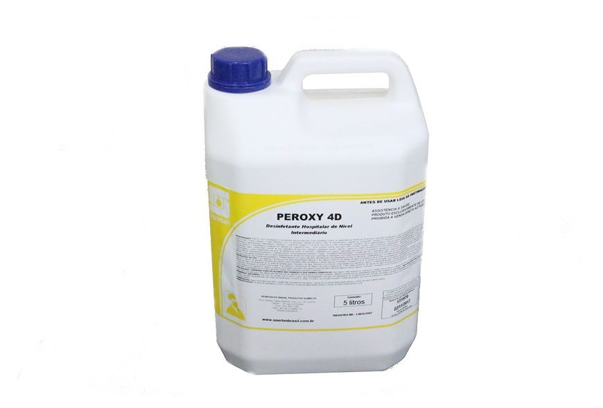 Detergente Desinfetante Hospitalar - Peroxy 4D 5L - Spartan