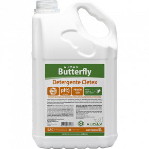 Detergente Neutro Cletex - Butterfly 5 Litros - Audax 