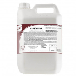 Detergente Alcalino Cloroclean - Alta Espumação 5L - SPARTAN 
