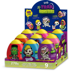 Doce Trap Monsters Ovo Pastilha 270 - Dp.c/09