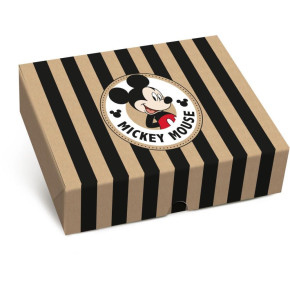 Caixa Para Presente Ret Kraft Mickey 30x24x6cm - Pct.c/10