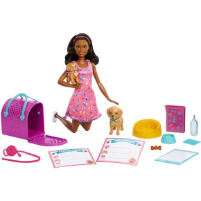 Barbie Family Adota Um Cachorrinho - Negra - Unidade