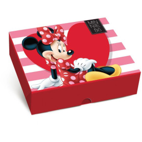 Caixa Para Presente Minnie Love Ret. G 30x24x6cm. - Pct.c/10