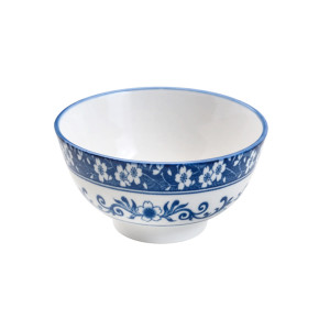 bowl De Porcelana Blue Garden 13x7cm - Lyor