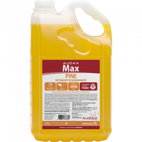 embalagem detergente desengraxante max pine 5L audax